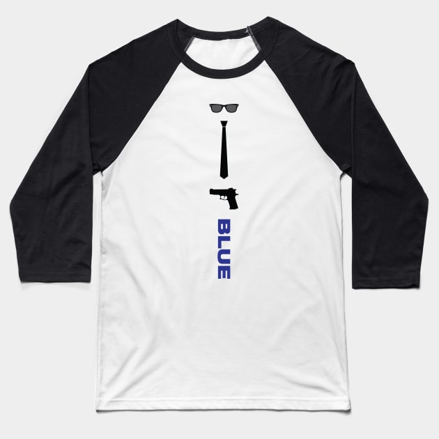 Mr. Blue Baseball T-Shirt by cl0udy1